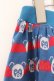 画像2: Candy Stripper / ペペボーダースカート 2 ブルー×レッド O-26-02-19-1033-PU-SK-OW-OS (2)