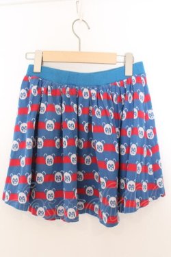 画像3: Candy Stripper / ペペボーダースカート 2 ブルー×レッド O-26-02-19-1033-PU-SK-OW-OS