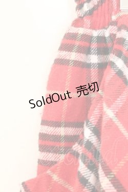 画像2: Candy stripper / リボンチェックスカパン 2 レッド O-26-02-19-1034-0-PA-OW-OS