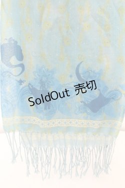 画像2: axes femme POETIQUE / アラジン/ストール  ターコイズグリーン O-26-02-19-071-AX-ZA-OW-ZT0227M