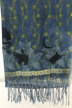 画像3: axes femme POETIQUE / アラジン/ストール  ブルー O-26-02-19-072-AX-ZA-OW-OS