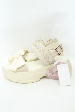 画像2: m petit by misako / AMリボンスニーカーサンダル S キナリ O-26-02-19-074-LO-SH-OW-OS