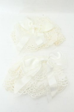 画像1: BABY,THE STARS SHINE BRIGHT / BABYレースの天使のお袖とめ  シロ O-26-02-19-076-BA-ZA-IG-OS
