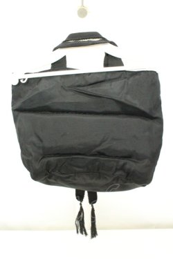 画像2: KANEKO ISAO / グログランリボントートバッグ  クロ O-26-02-19-008-EL-BG-IG-OS