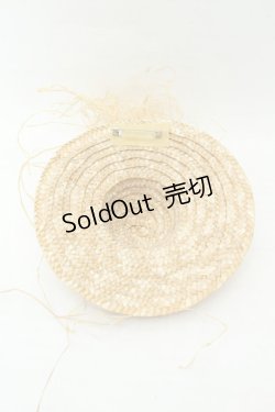 画像4: PINK HOUSE / 麦わらハットコサージュ  ナチュラル O-26-02-18-086-LO-ZA-IG-ZT0220C