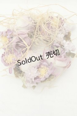 画像2: PINK HOUSE / フラワーリースコサージュ  ナチュラル×ラベンダー O-26-02-19-089-LO-ZA-IG-OS