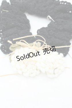 画像2: PINK HOUSE / シロツメクサモチーフシュシュ  クロ O-26-02-19-091-LO-ZA-IG-ZT0220C