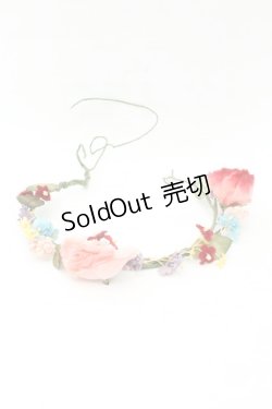 画像1: PINK HOUSE / フラワーコサージュ  マルチ O-26-02-19-092-LO-AC-IG-OS
