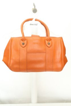 画像1: PINK HOUSE / ロゴ型押し合皮バッグ  オレンジ O-26-02-19-011-LO-BG-IG-OS