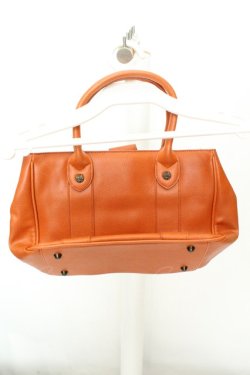 画像2: PINK HOUSE / ロゴ型押し合皮バッグ  オレンジ O-26-02-19-011-LO-BG-IG-OS