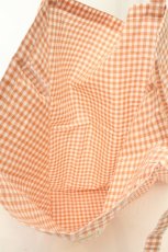 画像3: PINK HOUSE / 2024年ノベルティ ギンガムチェックトートバッグ  オレンジ O-26-02-19-013-LO-BG-IG-ZTK042 (3)