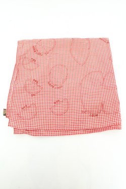 画像2: WONDERFUL WORLD / 型紙バンダナ  アカ O-26-02-19-021-LO-ZA-IG-OS