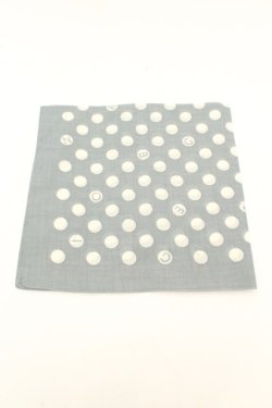 画像2: INGEBORG / ドットハンカチーフ  ブルー O-26-02-19-024-LO-ZA-IG-OS