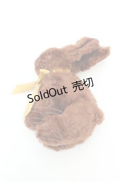 画像1: PINK HOUSE / うさぎブローチ  ブラウン O-26-02-19-028-LO-ZA-IG-ZT618