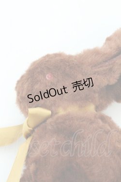 画像2: PINK HOUSE / うさぎブローチ  ブラウン O-26-02-19-028-LO-ZA-IG-ZT618