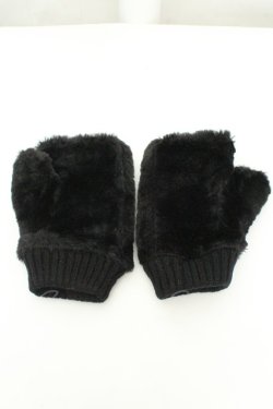 画像3: axes femme / ファーグローブ  クロ O-26-02-19-030-AX-ZA-IG-OS