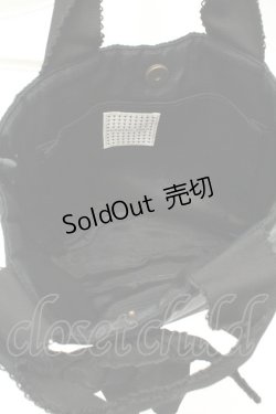 画像3: KANEKO ISAO / グログランリボンミニバッグ  クロ O-26-02-19-003-EL-BG-IG-ZTK042