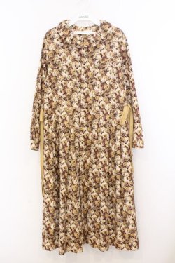 画像1: Jane Marple Dans Le Salon / Roman Rose シャツドレス M イエロー O-26-02-21-021-JM-OP-IG-OS