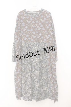 画像1: Jane Marple Dans Le Salon / Poiret & Hildaドレス M クロ×ブラウン O-26-02-21-023-JM-OP-IG-OS