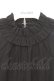 画像2: franche lippee black / フリルスタンドカラーブラウス  クロ O-26-02-21-025-LO-BL-IG-OS (2)