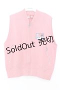 HYSTERIC GLAMOUR / ワッペンベスト  ピンク O-26-02-21-026-PU-TO-IG-OS