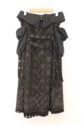 STEAM / ジャガードポーチロングスカート  ブラック O-26-02-21-030-HN-SK-IG-OS