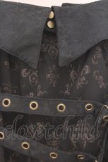 画像3: STEAM / ジャガードポーチロングスカート  ブラック O-26-02-21-030-HN-SK-IG-OS (3)