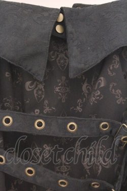 画像3: STEAM / ジャガードポーチロングスカート  ブラック O-26-02-21-030-HN-SK-IG-OS