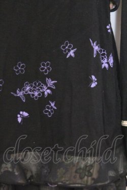 画像3: gouk / 楊柳フリルボレロ カットキャミワンピース セット  ブラック×パープル O-26-02-21-031-GO-TO-IG-OS