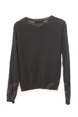 画像3: JESUS DIAMANTE / サテンリボンカーディガン  クロ O-26-02-21-032-JE-TO-IG-OS