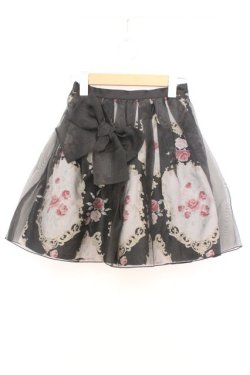 画像1: JESUS DIAMANTE / ロマンティックプリンセススカート 38 クロ O-26-02-21-033-JE-SK-IG-OS