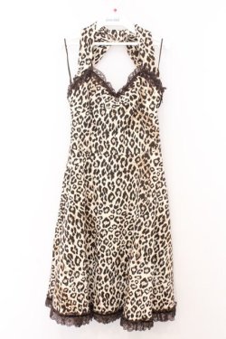 画像1: JESUS DIAMANTE / お散歩ワンピース 40 豹柄 O-26-02-21-043-JE-TS-IG-OS