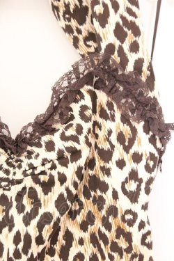 画像2: JESUS DIAMANTE / お散歩ワンピース 40 豹柄 O-26-02-21-043-JE-TS-IG-OS