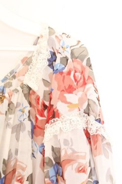 画像2: JESUS DIAMANTE / 新マリネットワンピース 40 新トリアノン柄 オフシロ O-26-02-21-053-JE-OP-IG-OS