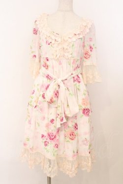 画像1: JESUS DIAMANTE / スペシャルアントワーヌワンピース  ぼかし薔薇 O-26-02-21-059-JE-OP-IG-OS