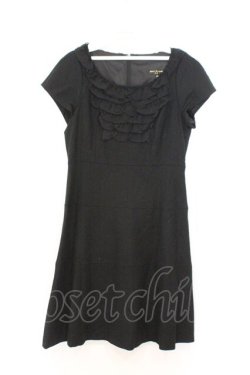 画像1: JESUS DIAMANTE / ミシュランディナーワンピース 42 無地クロ O-26-02-21-060-JE-OP-IG-OS