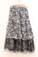 画像1: axes femme / フルールPTティアードスカート  クロ O-26-02-21-062-AX-SK-IG-OS (1)