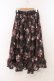 画像3: axes femme / ローズ・オン・フルールスカート F ワイン O-26-02-21-063-AX-SK-IG-OS (3)