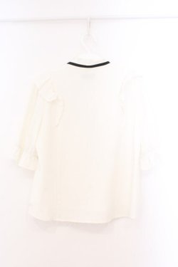 画像3: evelyn / コットンレースプルブラウス  オフシロ O-26-02-21-081-LO-BL-IG-OS