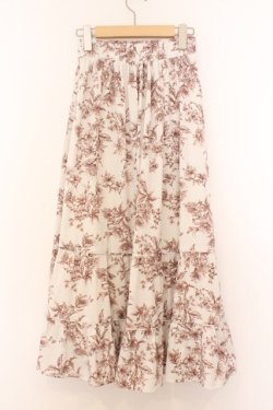 画像3: An MILLE / Flower切替フレアスカート  アイボリー O-26-02-21-086-EL-SK-IG-OS