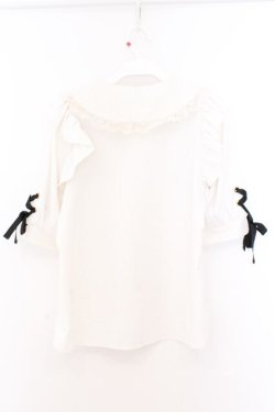 画像3: Rojita / BIGレース衿袖リボンブラウス  オフシロ O-26-02-21-087-LO-BL-IG-OS