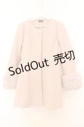 evelyn / ノーカラーコート S ピンクベージュ O-26-02-21-094-LO-CO-IG-ZTC021