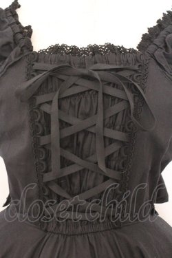 画像2: BABY,THE STARS SHINE BRIGHT / オズの魔法使いアップリケサーキュラージャンパースカート  クロ O-26-02-21-010-BA-OP-IG-OS