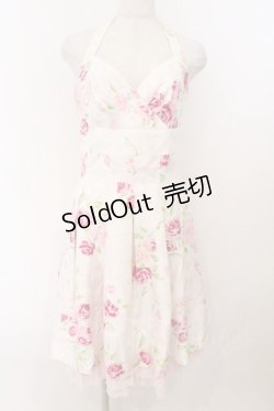 画像1: JESUS DIAMANTE / 魅惑ワンピ 42 ぼかし薔薇 O-26-02-21-002-JE-OP-IG-OS