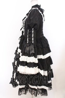 画像4: Hoshibako Works / シャルロット デコラティヴワンピース  クロ×シロ O-26-02-21-011-LO-OP-IG-OS