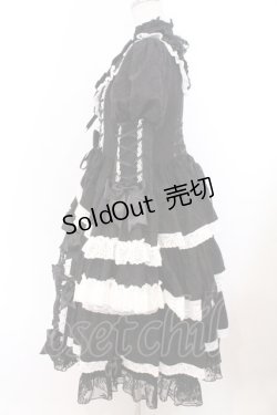 画像4: Hoshibako Works / シャルロット デコラティヴワンピース  クロ×シロ O-26-02-21-011-LO-OP-IG-OS