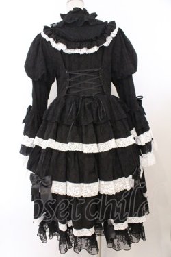 画像6: Hoshibako Works / シャルロット デコラティヴワンピース  クロ×シロ O-26-02-21-011-LO-OP-IG-OS