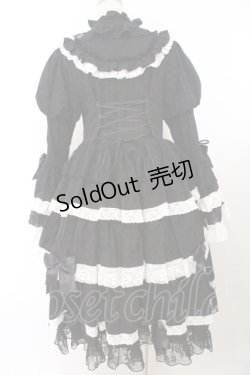 画像6: Hoshibako Works / シャルロット デコラティヴワンピース  クロ×シロ O-26-02-21-011-LO-OP-IG-OS