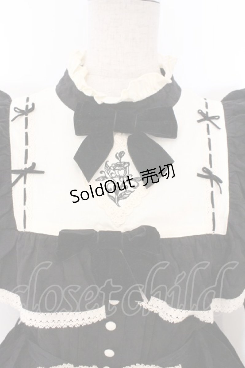 画像2: Hoshibako Works / 西洋人形魔法ワンピース  クロ×生成り O-26-02-21-012-LO-OP-IG-OS (2)