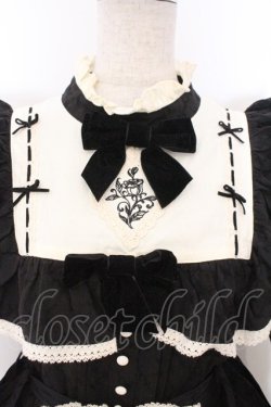 画像2: Hoshibako Works / 西洋人形魔法ワンピース  クロ×生成り O-26-02-21-012-LO-OP-IG-OS